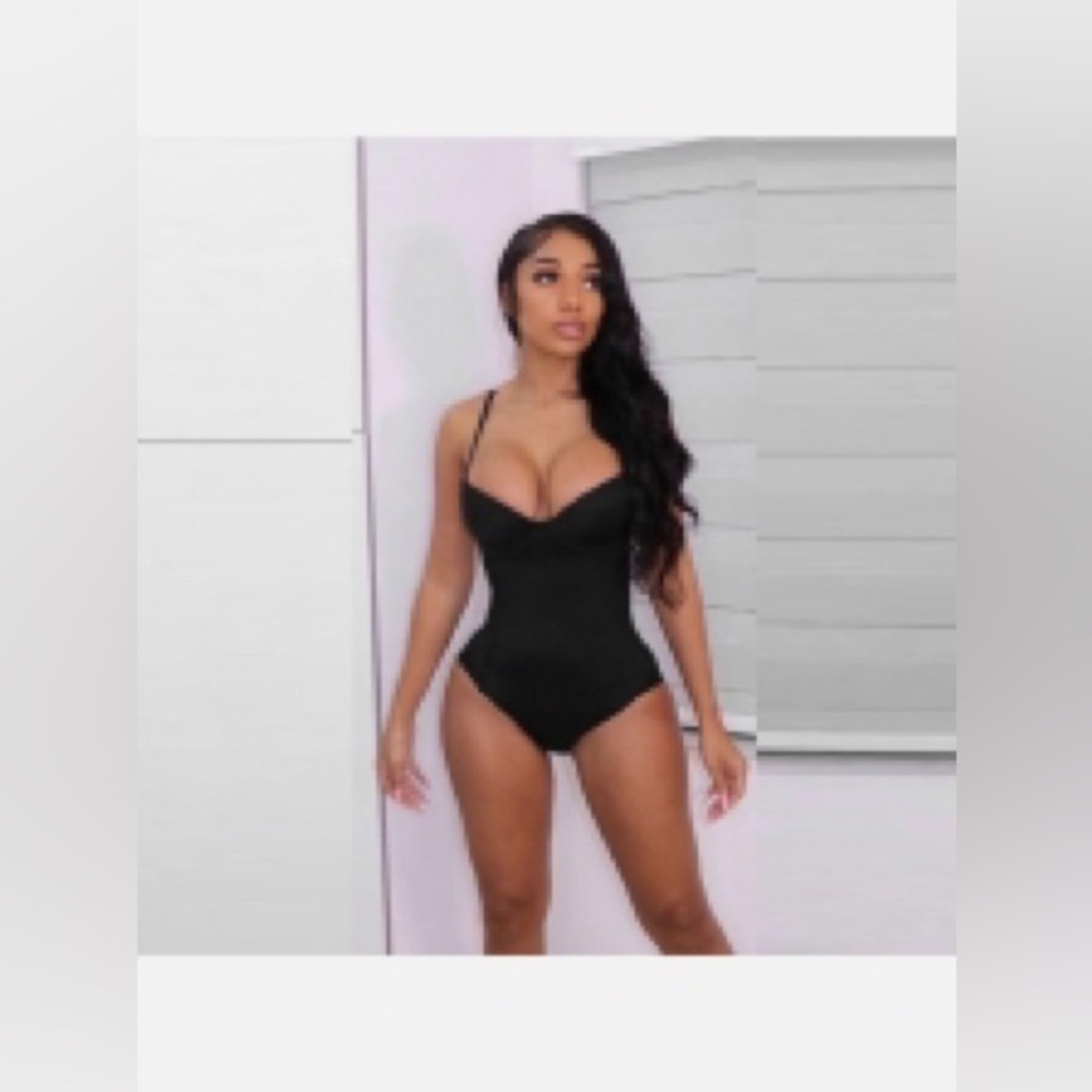 Plus Size Sexy Mesh Backless Sleeveless Bodysuit